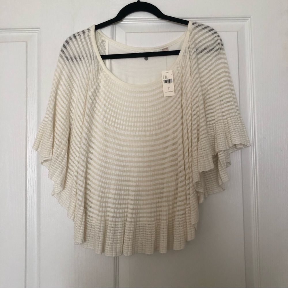 White knit top